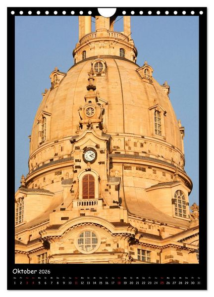 Produktbild: Frauenkirche Dresden (Wandkalender 2026 DIN A4 hoch), CALVENDO Monatskalender
