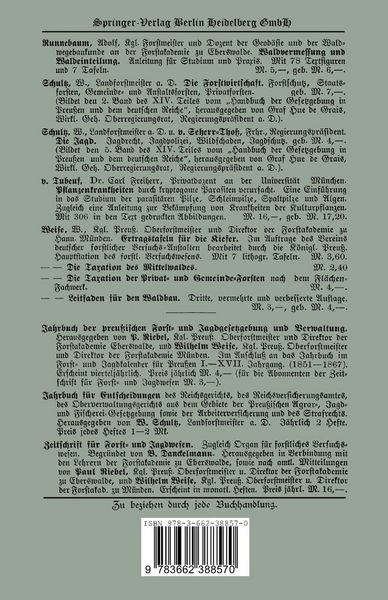 Produktbild: Leitfaden f&uuml;r Vorlesungen aus dem Gebiete der Ertragsregelung
