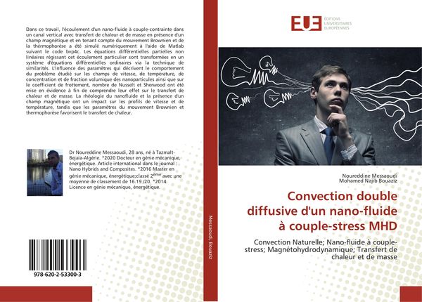 Produktbild: Convection double diffusive d'un nano-fluide &agrave; couple-stress MHD