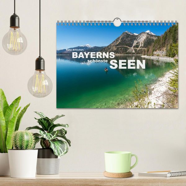 Produktbild: Bayerns sch&ouml;nste Seen (Wandkalender 2026 DIN A4 quer), CALVENDO Monatskalender