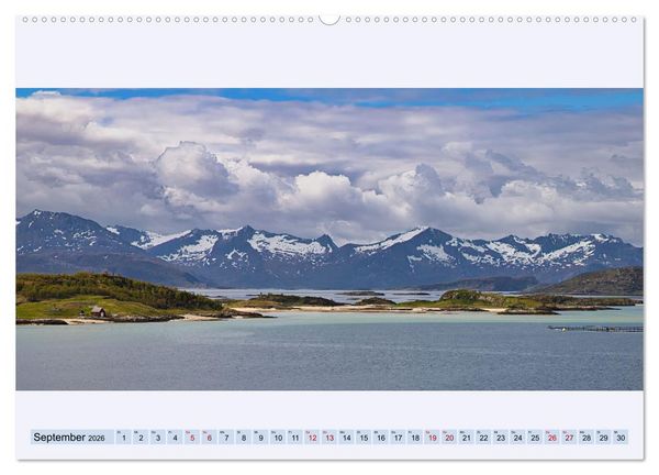Produktbild: Norwegen Nordland Troms og Finnmark - Panoramen (hochwertiger Premium Wandkalender 2026 DIN A2 quer), Kunstdruck in Hochglanz