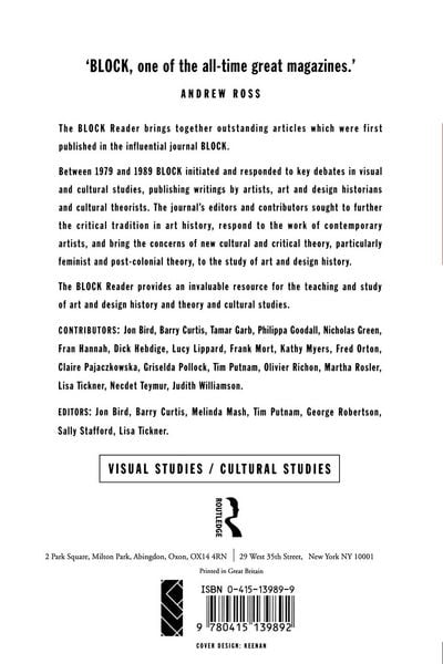 Produktbild: The Block Reader in Visual Culture