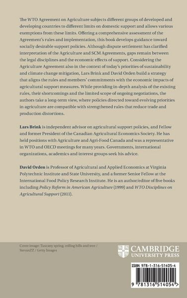Produktbild: Agricultural Domestic Support under the WTO