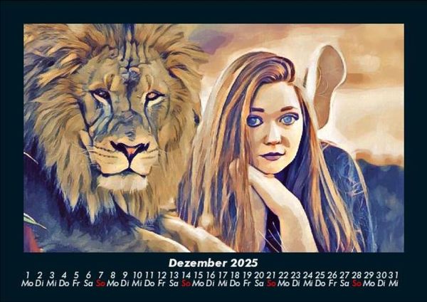Produktbild: Kunstkalender 2025 Fotokalender DIN A5