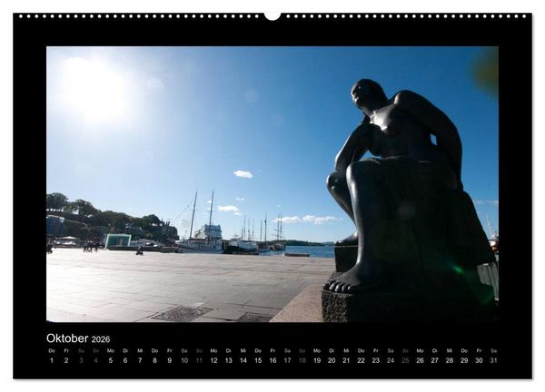 Produktbild: Oslo (Wandkalender 2026 DIN A2 quer), CALVENDO Monatskalender