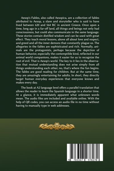 Produktbild: Spanish-English Aesop's Fables for Young and Old
