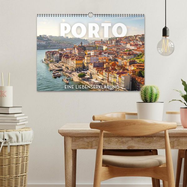 Produktbild: Porto - Eine Liebeserkl&auml;rung (Wandkalender 2026 DIN A3 quer), CALVENDO Monatskalender