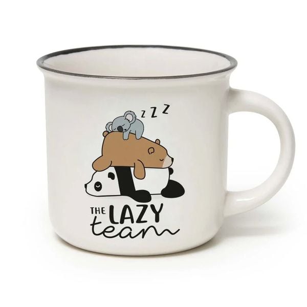 Produktbild: Legami New Bone China Porzellan Tasse - Lazy Team