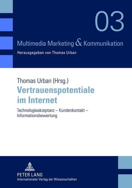 Produktbild: Vertrauenspotentiale im Internet