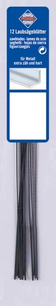 Produktbild: PEBARO 135-7 - Laubs&auml;gebl&auml;tter f&uuml;r Metall, geh&auml;rtet, St&auml;rke 7, grob, 12 St&uuml;ck