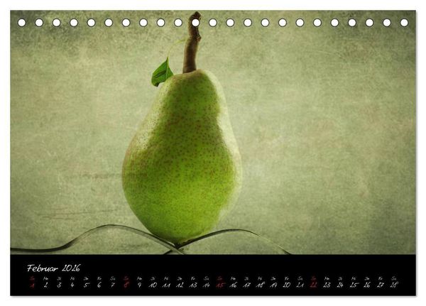Produktbild: Frische Fr&uuml;chte Kalender (Tischkalender 2026 DIN A5 quer), CALVENDO Monatskalender