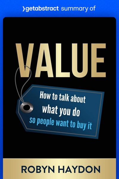 Produktbild: Summary of Value by Robyn Haydon