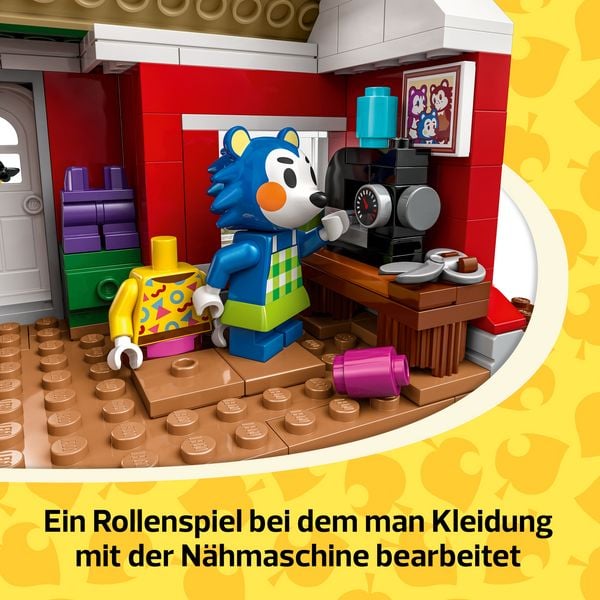 Produktbild: LEGO Animal Crossing Die Schneiderei der Schneiderschwestern Set 77055