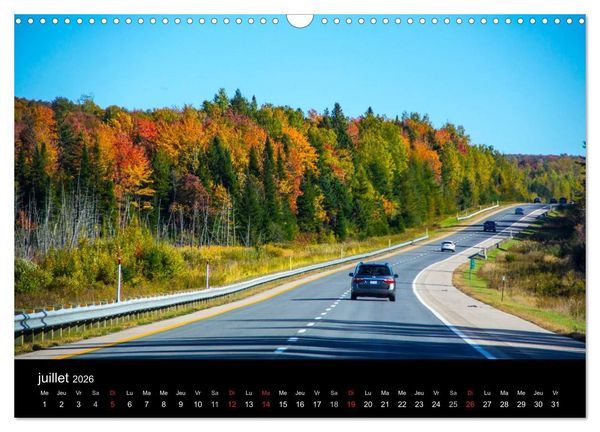 Produktbild: Paysages d'Automne au Qu&eacute;bec (Calendrier mural 2026 DIN A3 vertical), CALVENDO calendrier mensuel