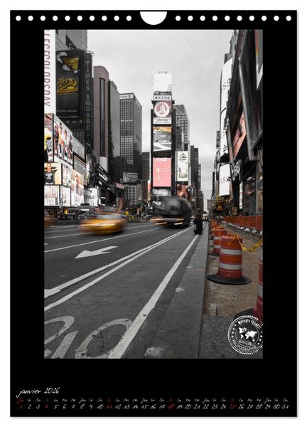 Produktbild: New York &ndash; Portraits incontournables (Calendrier mural 2026 DIN A4 horizontal), CALVENDO calendrier mensuel