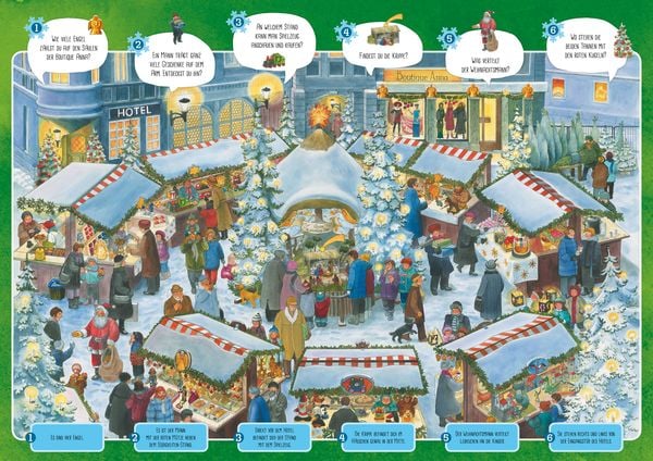 Produktbild: Weihnachtswimmelbuch