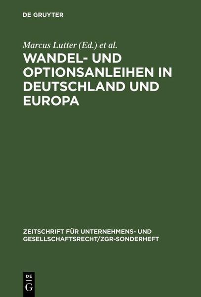 Produktbild: Wandel- und Optionsanleihen in Deutschland und Europa