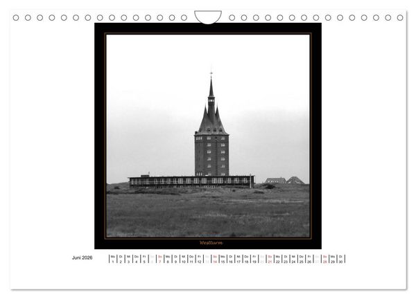 Produktbild: Wangerooge in Fine Art (Wandkalender 2026 DIN A4 quer), CALVENDO Monatskalender