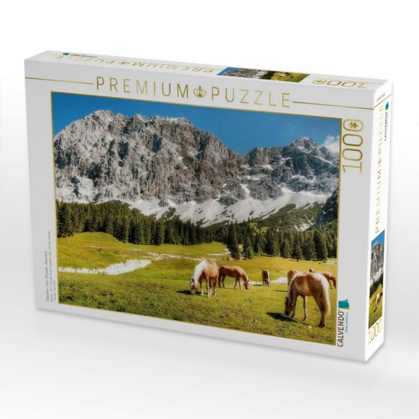 Produktbild: CALVENDO Puzzle Zugspitze - Tirol - Ehrwald - &Ouml;sterreich | 1000 Teile Lege-Gr&ouml;&szlig;e 64x48cm Foto-Puzzle f&uuml;r gl&uuml;ckliche Stunden