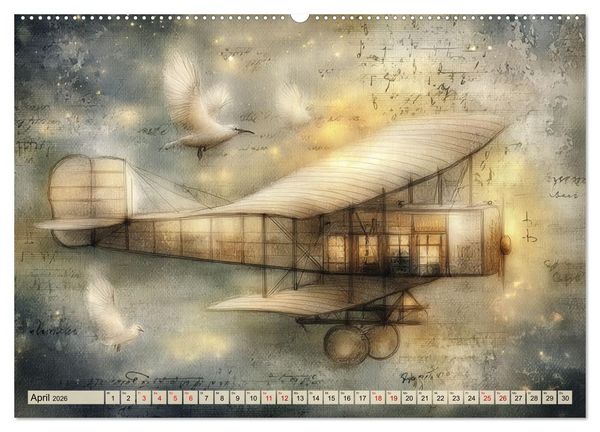 Produktbild: Freiheit hat Fl&uuml;gel (Wandkalender 2026 DIN A2 quer), CALVENDO Monatskalender