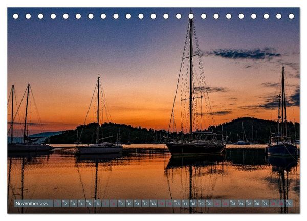 Produktbild: Lefkada - die wei&szlig;e Perle im Ionischen Meer (Tischkalender 2026 DIN A5 quer), CALVENDO Monatskalender