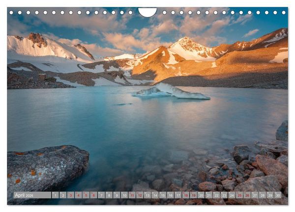 Produktbild: Kirgistan Bergparadies in Zentralasien (Wandkalender 2026 DIN A4 quer), CALVENDO Monatskalender
