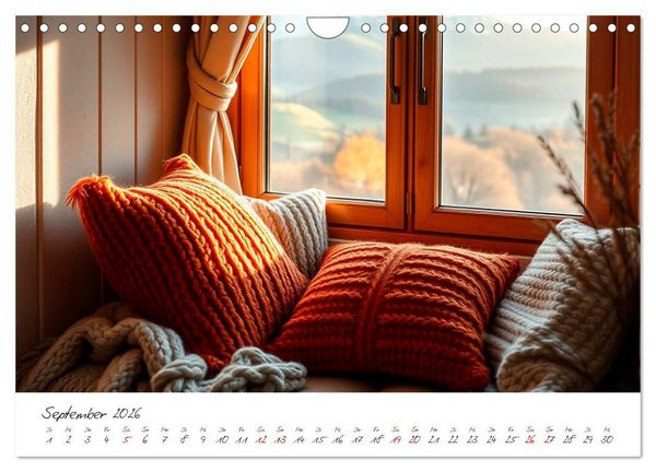 Produktbild: Wir lieben Wolle und Gem&uuml;tlichkeit (Wandkalender 2026 DIN A4 quer), CALVENDO Monatskalender