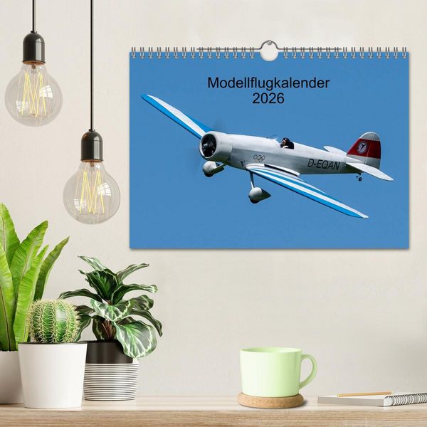 Produktbild: Modellflugkalender 2026 (Wandkalender 2026 DIN A4 quer), CALVENDO Monatskalender