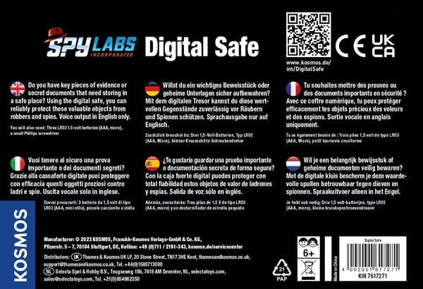 Produktbild: Spy Labs Digital Safe INT
