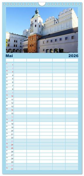 Produktbild: Familienplaner 2026 - Stettin - Bedeutende Hafenstadt in Polen mit 5 Spalten (Wandkalender, 21 x 45 cm) CALVENDO