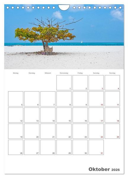 Produktbild: Sansibar - Reiseplaner (Wandkalender 2026 DIN A4 hoch), CALVENDO Monatskalender