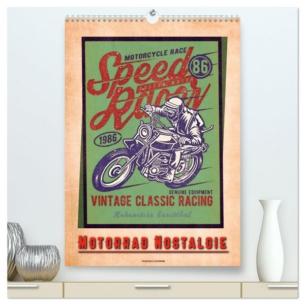 Produktbild: Motorrad Nostalgie (hochwertiger Premium Wandkalender 2026 DIN A2 hoch), Kunstdruck in Hochglanz
