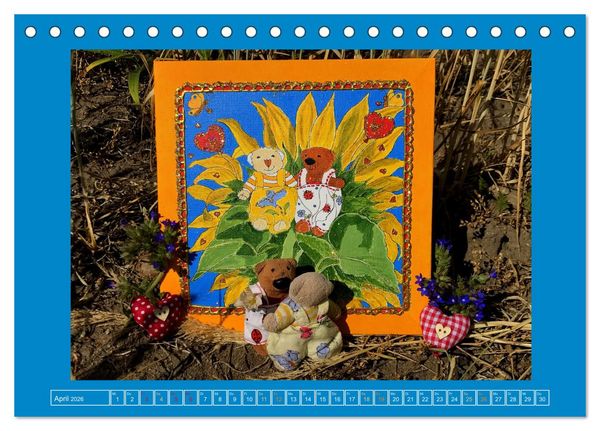 Produktbild: Der Baerchenladen, Teddys und Kunst zum Verlieben (Tischkalender 2026 DIN A5 quer), CALVENDO Monatskalender