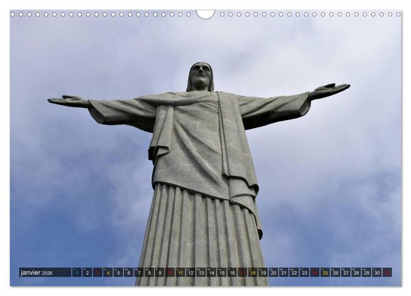 Produktbild: Tout simplement Rio de Janeiro (Calendrier mural 2026 DIN A3 vertical), CALVENDO calendrier mensuel