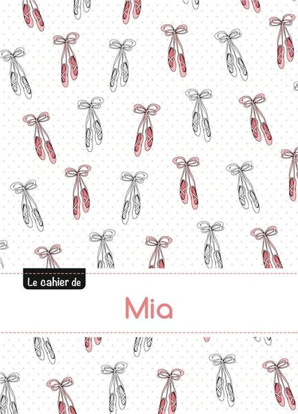 Produktbild: Cahier mia ptscx,96p,a5 ballerine