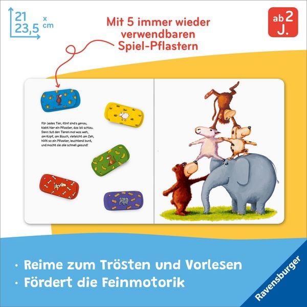Pusten, trösten, Pflaster drauf!