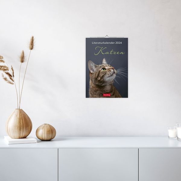 Literaturkalender Katzen Wochen-Kulturkalender 2024