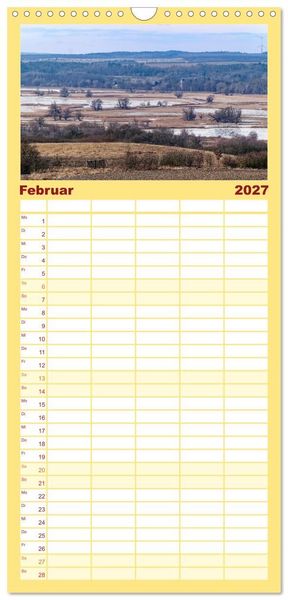Produktbild: Familienplaner 2027 - Nationalpark Unteres Odertal mit 5 Spalten (Wandkalender, 21 x 45 cm) CALVENDO