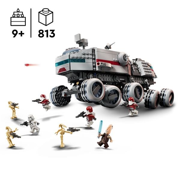 Produktbild: LEGO Star Wars 75413 Republikanischer Juggernaut, Lichtschwert, Fahrzeug