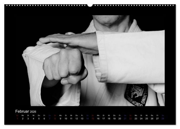 Produktbild: Traditionelles Taekwon-Do (hochwertiger Premium Wandkalender 2026 DIN A2 quer), Kunstdruck in Hochglanz