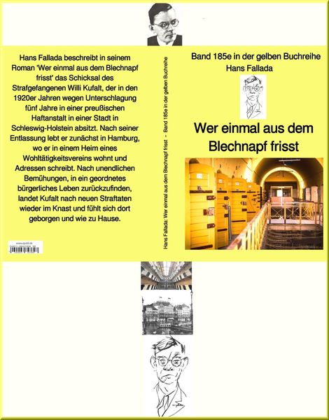 Produktbild: Hans Fallada: Wer einmal aus dem Blechnapf frisst - Band 185e in der gelben Buchreihe - bei J&uuml;rgen Ruszkowski