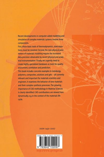 Produktbild: Thermodynamic Modeling and Materials Data Engineering