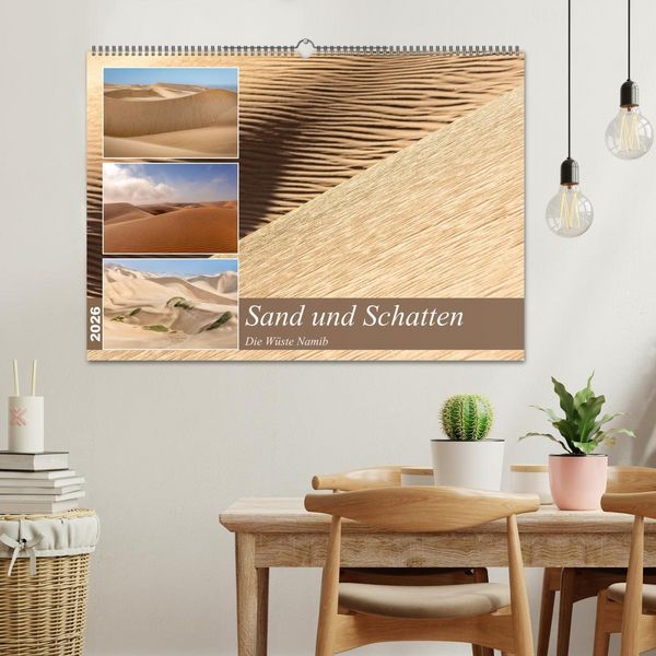 Produktbild: Sand und Schatten (Wandkalender 2026 DIN A2 quer), CALVENDO Monatskalender