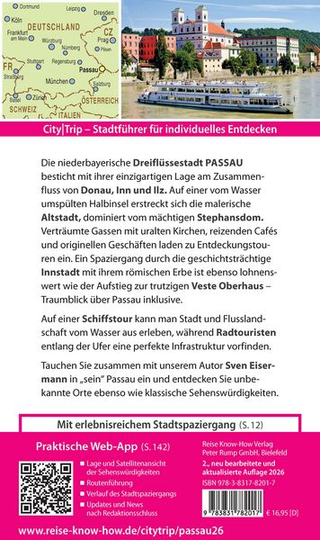 Produktbild: Reise Know-How CityTrip Passau mit Ausflug nach Sch&auml;rding und Vilshofen