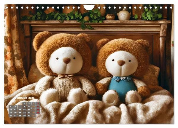 Produktbild: Kuscheliges & Knuddeliges (Wandkalender 2026 DIN A4 quer), CALVENDO Monatskalender