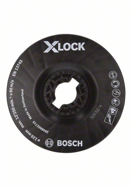 Bosch Accessories X-LOCK Stützteller, mittelhart, 125mm 2608601715