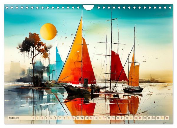 Produktbild: Segeln, der Traum beginnt (Wandkalender 2026 DIN A4 quer), CALVENDO Monatskalender