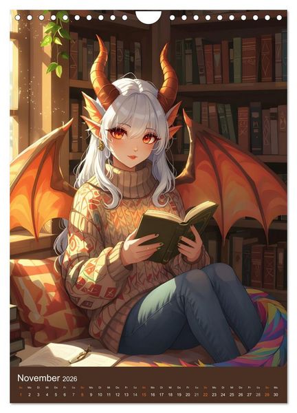 Produktbild: Willkommen bei den Dragonas (Wandkalender 2026 DIN A4 hoch), CALVENDO Monatskalender