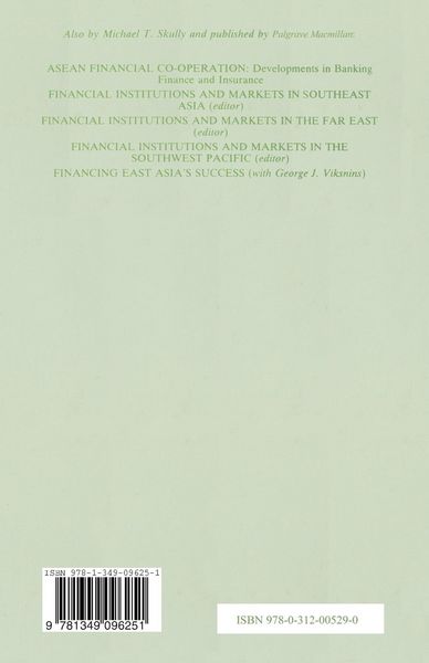 Produktbild: Financial Institutions and Markets in the South Pacific