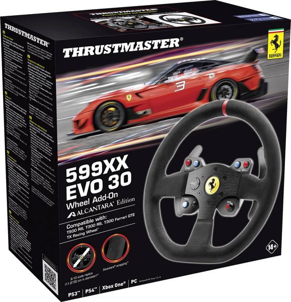 THRUSTMASTER Add-On F599XX EVO 30 Wheel Alcantara Edition für PS3, PS4, XBox One und PC